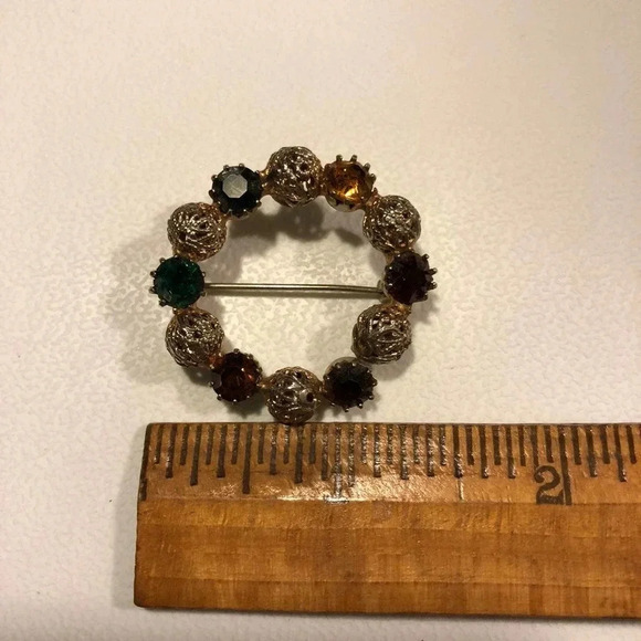 Unique beautiful stones maybe vintage pin - Picture 2 of 4